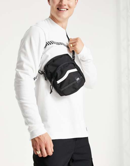 Vans Construct shoulder bag in black ASOS