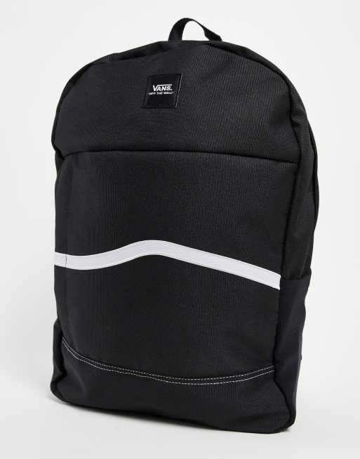 Vans Construct skool backpack in black