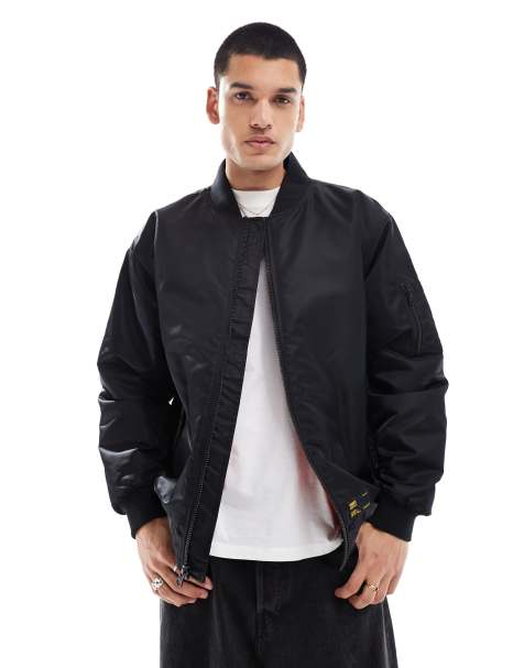 Vans copley bomber jacket in black - view 1