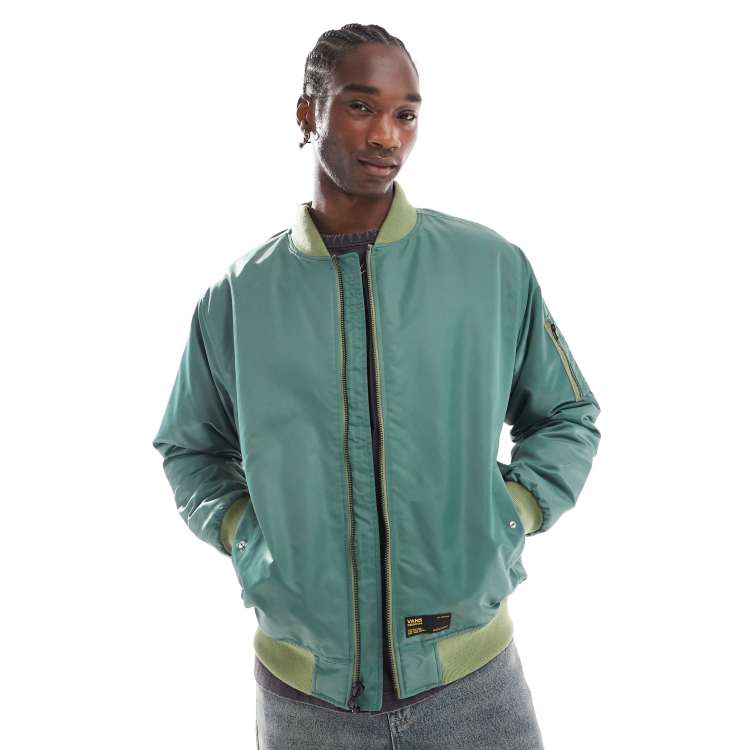 Vans copley bomber jacket in dark green