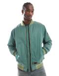 Vans Copley bomber jacket in dark green