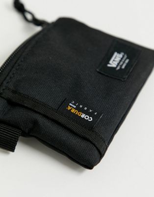 Vans Cordura zip wallet in black | ASOS