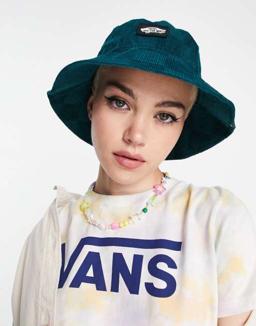 Vans Corduroy bucket hat in teal | ASOS