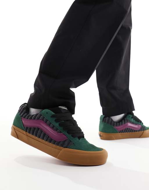  Vans Corduroy Multi coloured Knu Skool Chunky trainer with gum sole