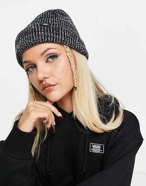 Vans Core basic beanie in black and off-white