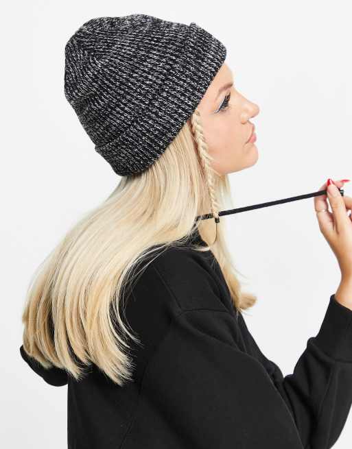 Vans Core basic beanie in black and off white ASOS