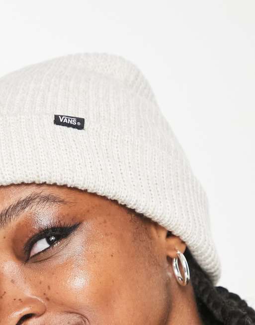 Vans store white beanie