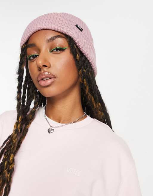 Pink store vans beanie