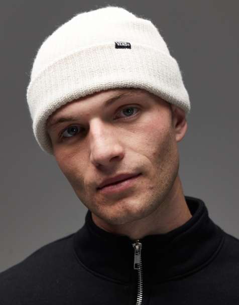 Vans core basic cuff beanie in off white - view 1