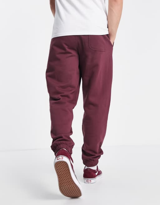Joggers with red vans hotsell