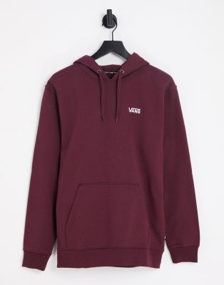 Maroon hoodie vans sale