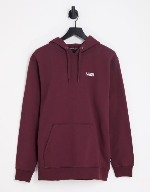 Mens burgundy 2025 vans hoodie