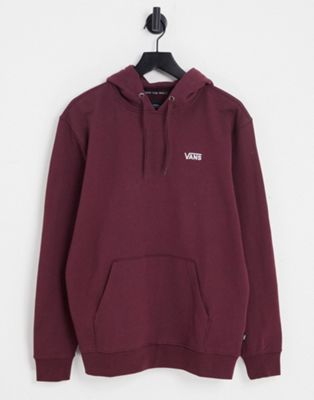 Vans Core Basic hoodie in burgundy
