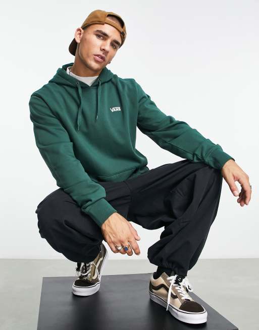 Vans dark green store hoodie