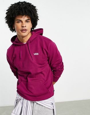 Vans core basic small logo hoodie in purple