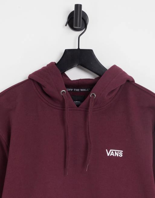 Sweat à shop capuche vans bordeaux