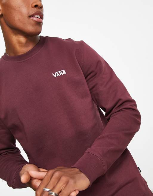 Vans Core Basic Sweat Bordeaux ASOS