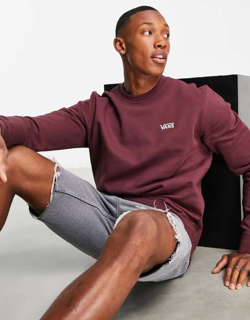 Vans – Core Basic – Sweatshirt in Burgunderrot 