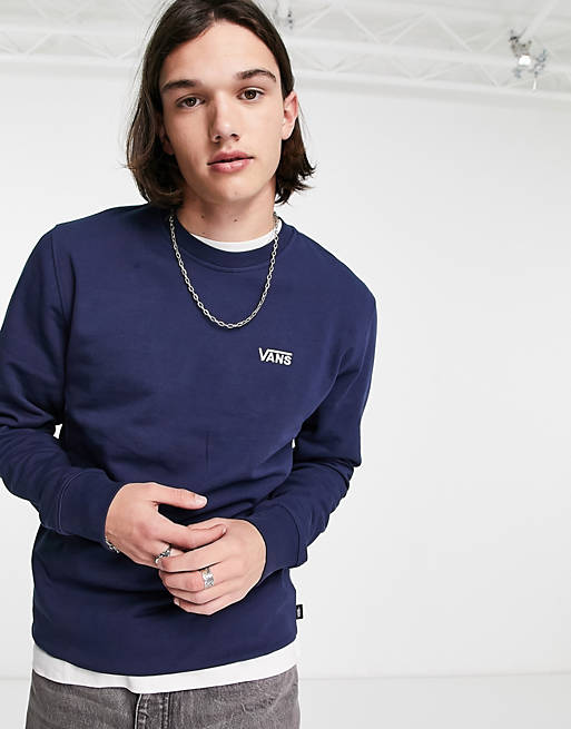 Vans - Core Basic - Sweatshirt in marineblauw 