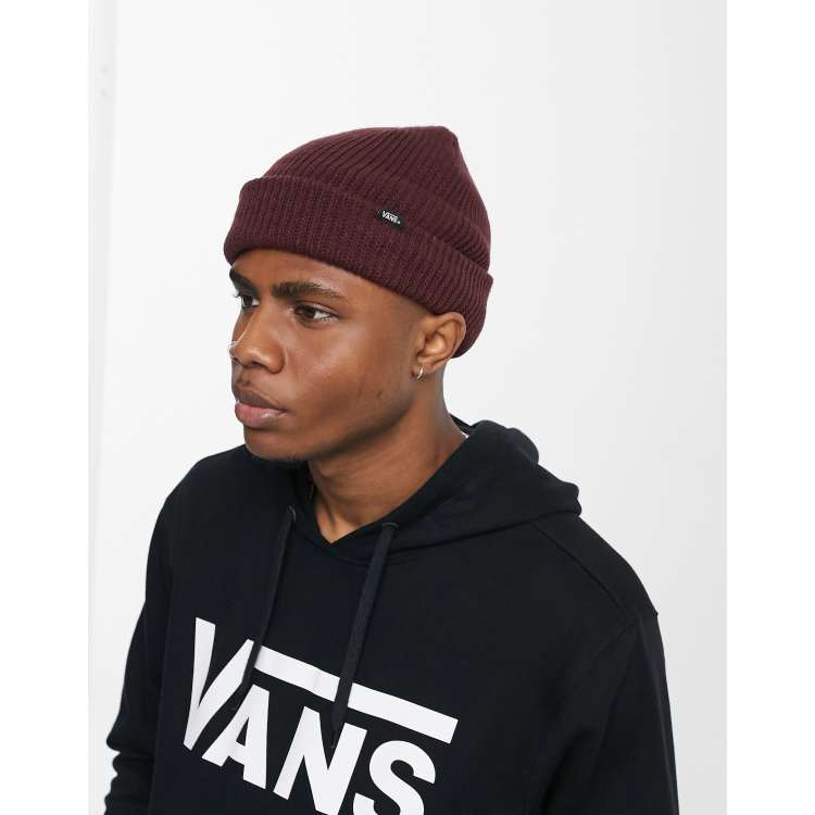 Vans Core Basics beanie in burgundy