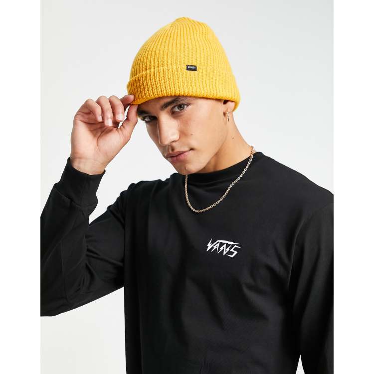 Vans store mustard beanie