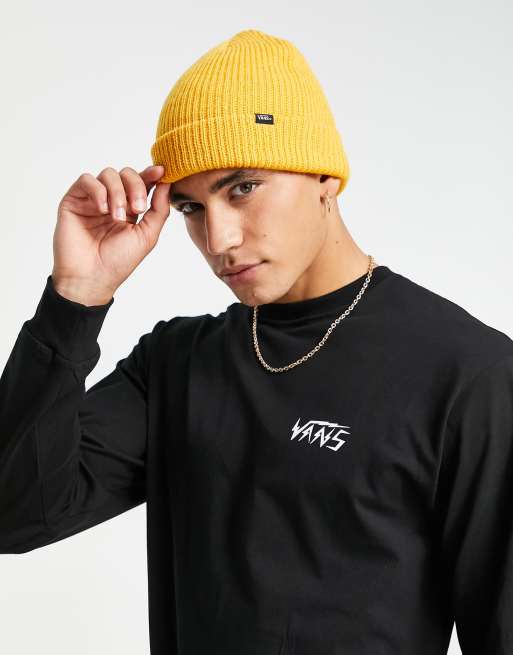 Vans store yellow beanie