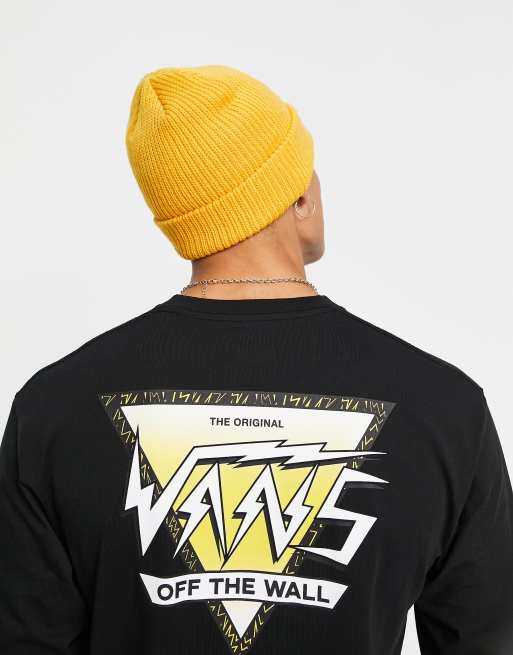 Vans store mustard beanie