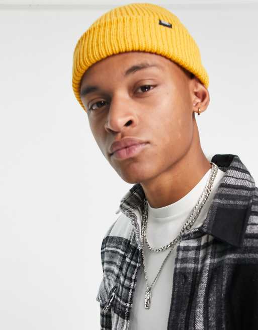 Vans Core Basics beanie in yellow ASOS