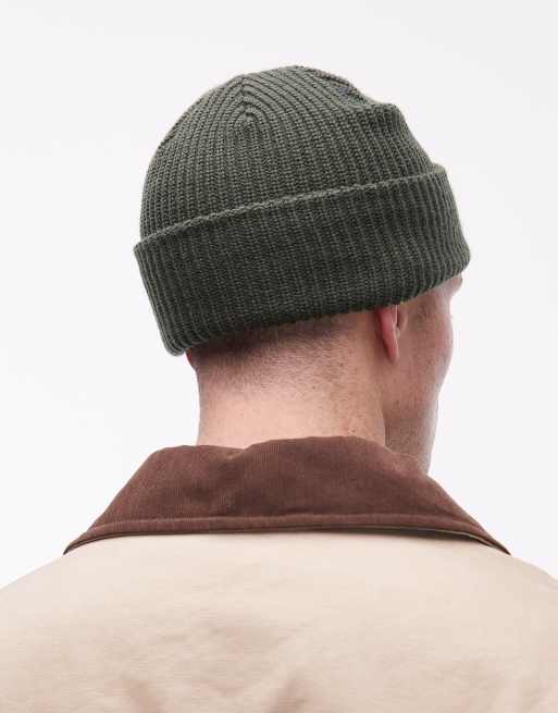 Vans – Core Basics – Ciemnozielona czapka beanie z wywiniętym brzegiem, 3 z 3