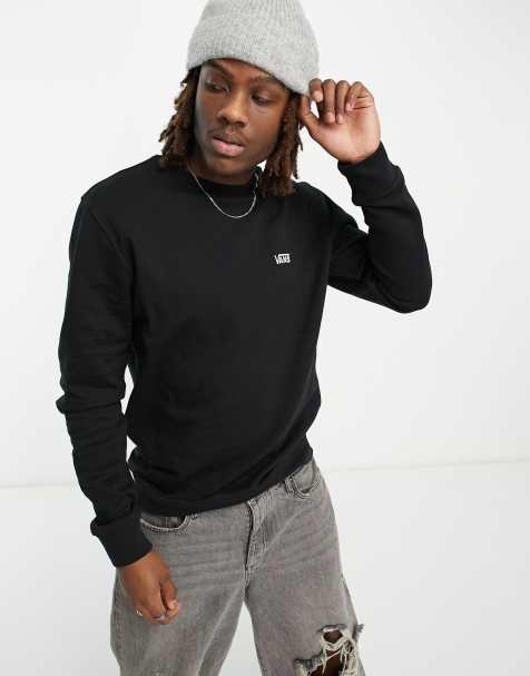 Vans - Core - Sweat à petit logo - Noir - view 1
