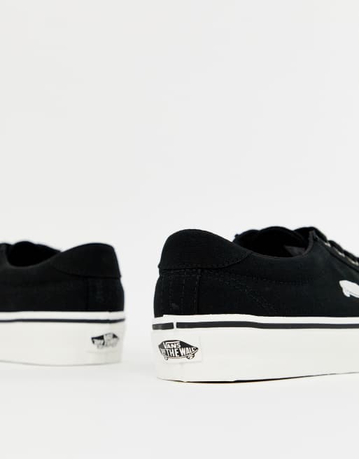 Vans court hot sale icon black