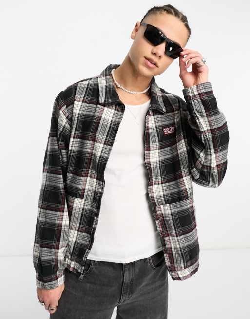 Vans plaid hot sale jacket