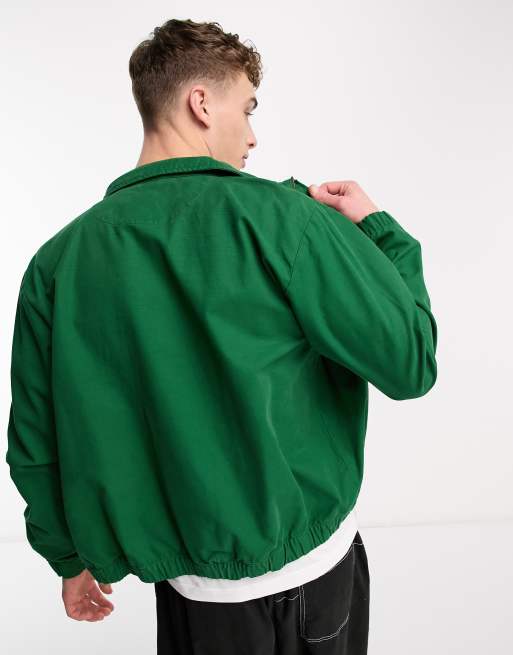 Vans store jacket green