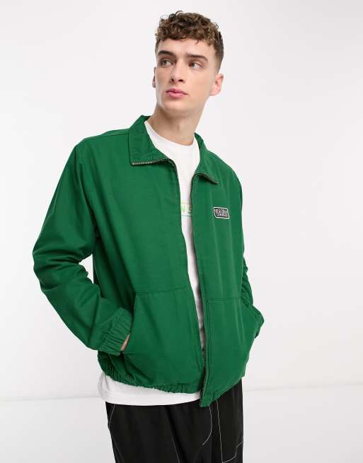 Vans green hot sale bomber jacket