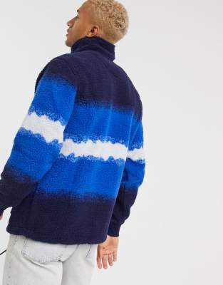 blue tie dye vans sweatshirt