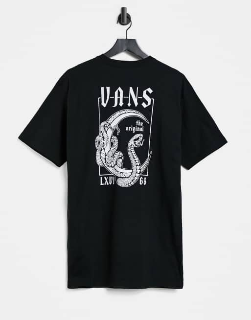 Vans Crescent t-shirt in black | ASOS