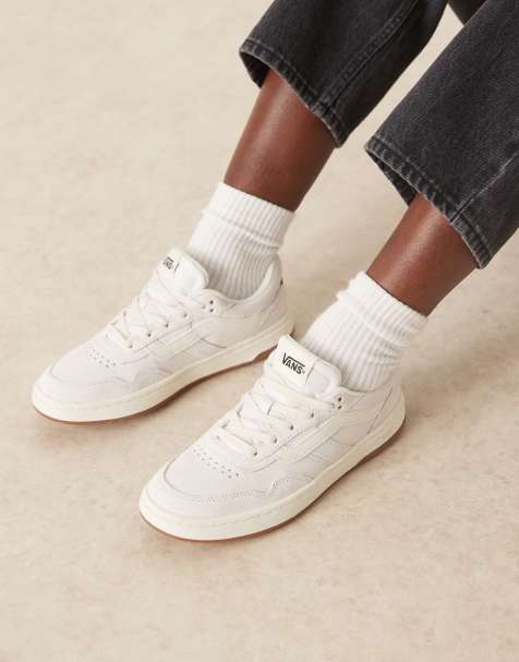 Vans - Cruze 3.0 - Sneakers in gebroken wit met groene details - view 1