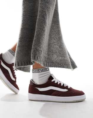 Vans – Cruze – Leder-Sneaker in Braun