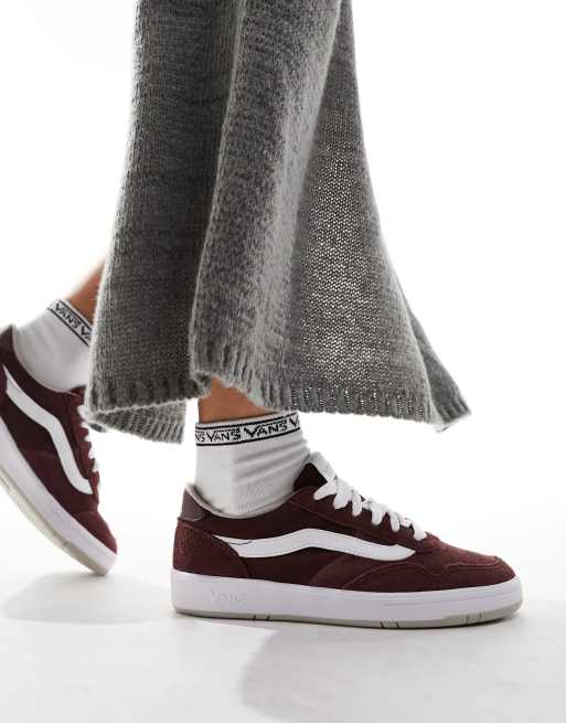 Vans - Cruze - Leren sneakers in bruin