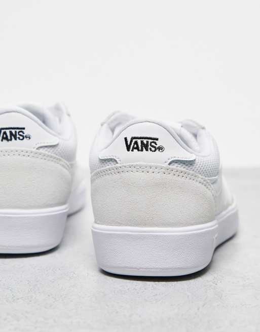 Vans black & white best sale cruze trainers