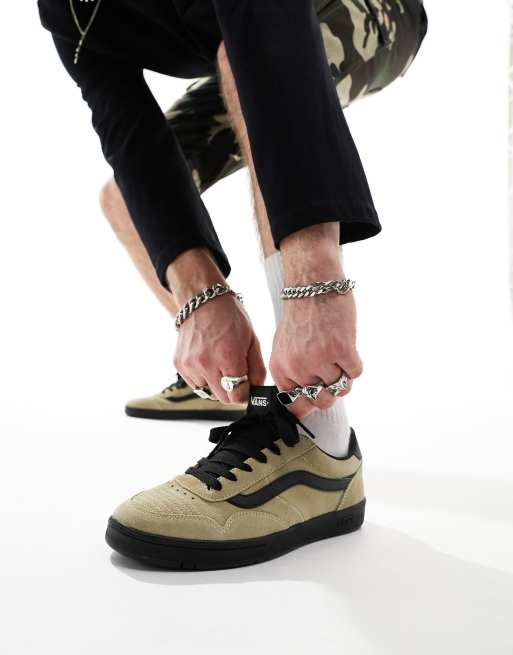 Vans – Cruze Too – Beige och svarta sneakers, 5 av 5