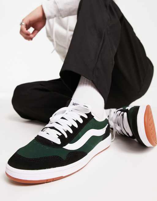 Green and store black vans