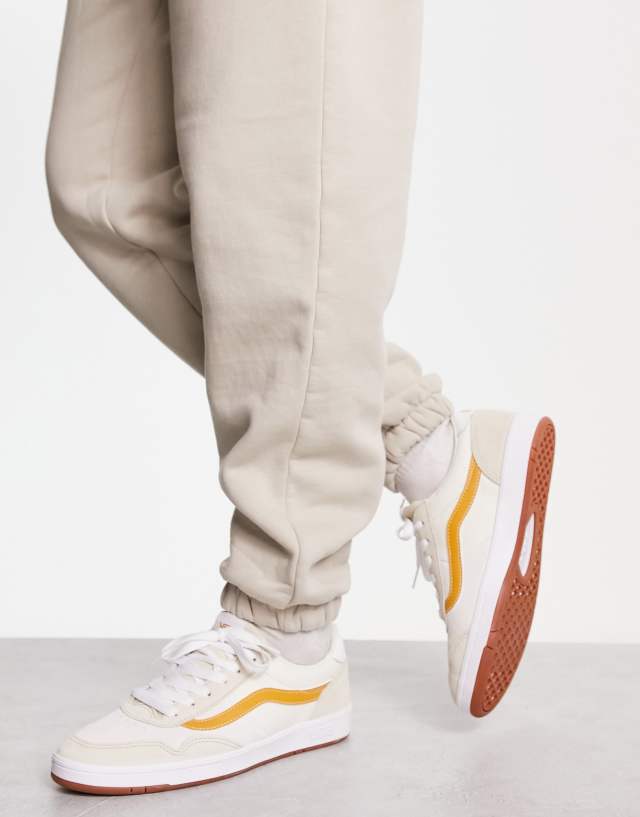 Vans Cruze Too CC Vintage sneakers in cream/yellow