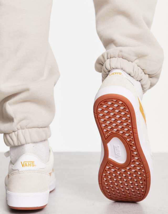Vans Cruze Too CC Vintage sneakers in cream/yellow 0