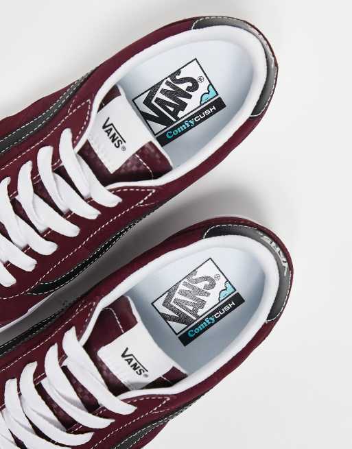 Vans on sale os maroon