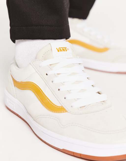 Light yellow hotsell slip on vans