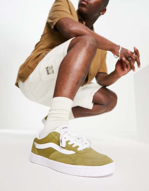 Vans – Cruze – Wildleder-Sneaker in Grün 
