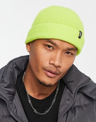 Vans cuffed beanie in lime green  - ASOS Price Checker