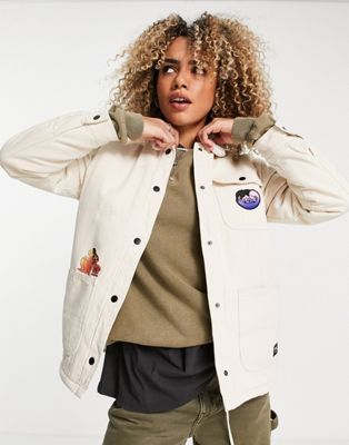 Vans Cultivate Care chore jacket in beige