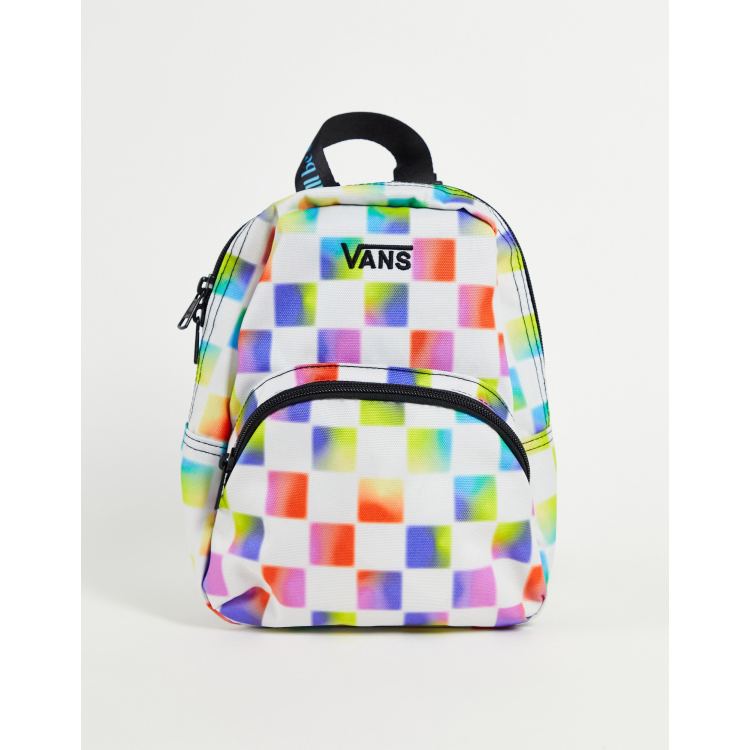 Luxe Checkered Mini Backpack